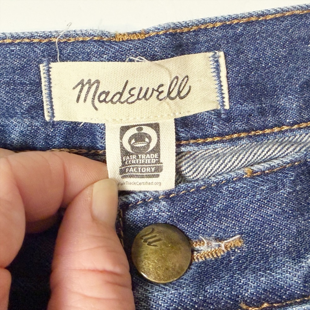 Madewell Superwide-Leg Jeans 29 Denim Trousers Indigo High Rise Wide Leg - Picture 8 of 12